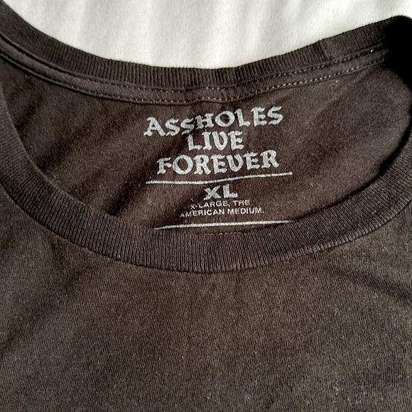 Assholes Live Forever Thank god It’s Friday Blood Spatter Jason Horror t-Shirt - Picture 4 of 4